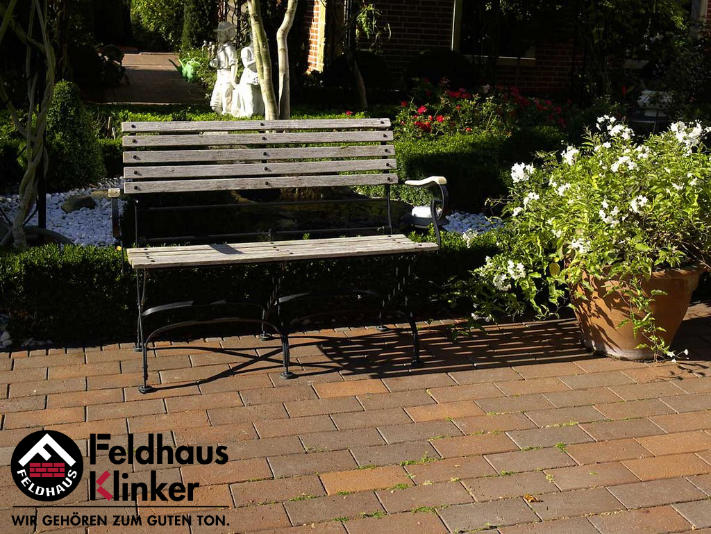 Тротуарный клинкер Feldhaus Klinker gala flamea P403KF 200x100x45 — Клинкерная