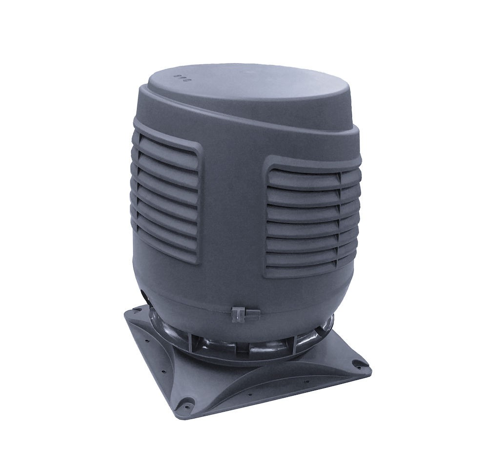 Приточный вентиляционный элемент 160S Vilpe INTAKE серый — Grandline