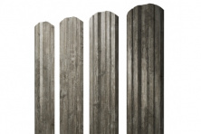 Штакетник Twin фигурный 0,45 Print Elite Nordic Wood TwinColor — Штакетник