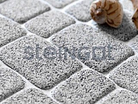 Брусчатка Steingot Серия "КЛАССИКА" Bianco Nero, 60мм (115x172x60) — Коричневая