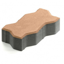 Брусчатка Steingot Серия "ПРАКТИК 60" Зигзаг, желтый (225х112х60) — Steingot