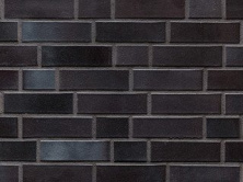 Клинкерный кирпич АВС Hamburg schwarz-blau-bunt Kohlebrand glatt, NF — 240х115х71