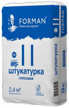 Штукатурка гипсовая ручного нанесения Forman 28 кг — Штукатурки