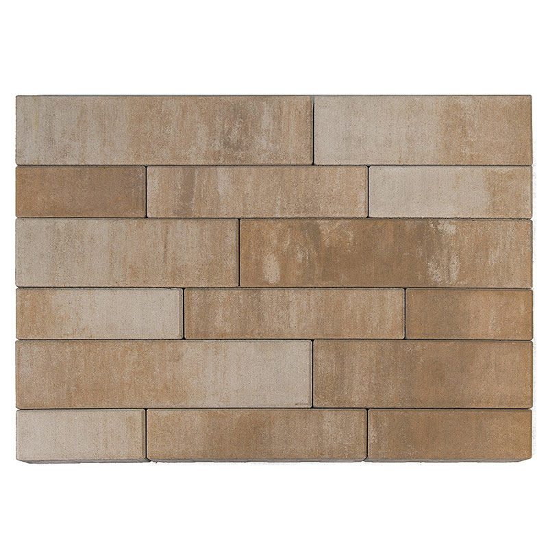 Тротуарная плитка BRAER Домино, Color Mix Плато (280х120х60) — Braer