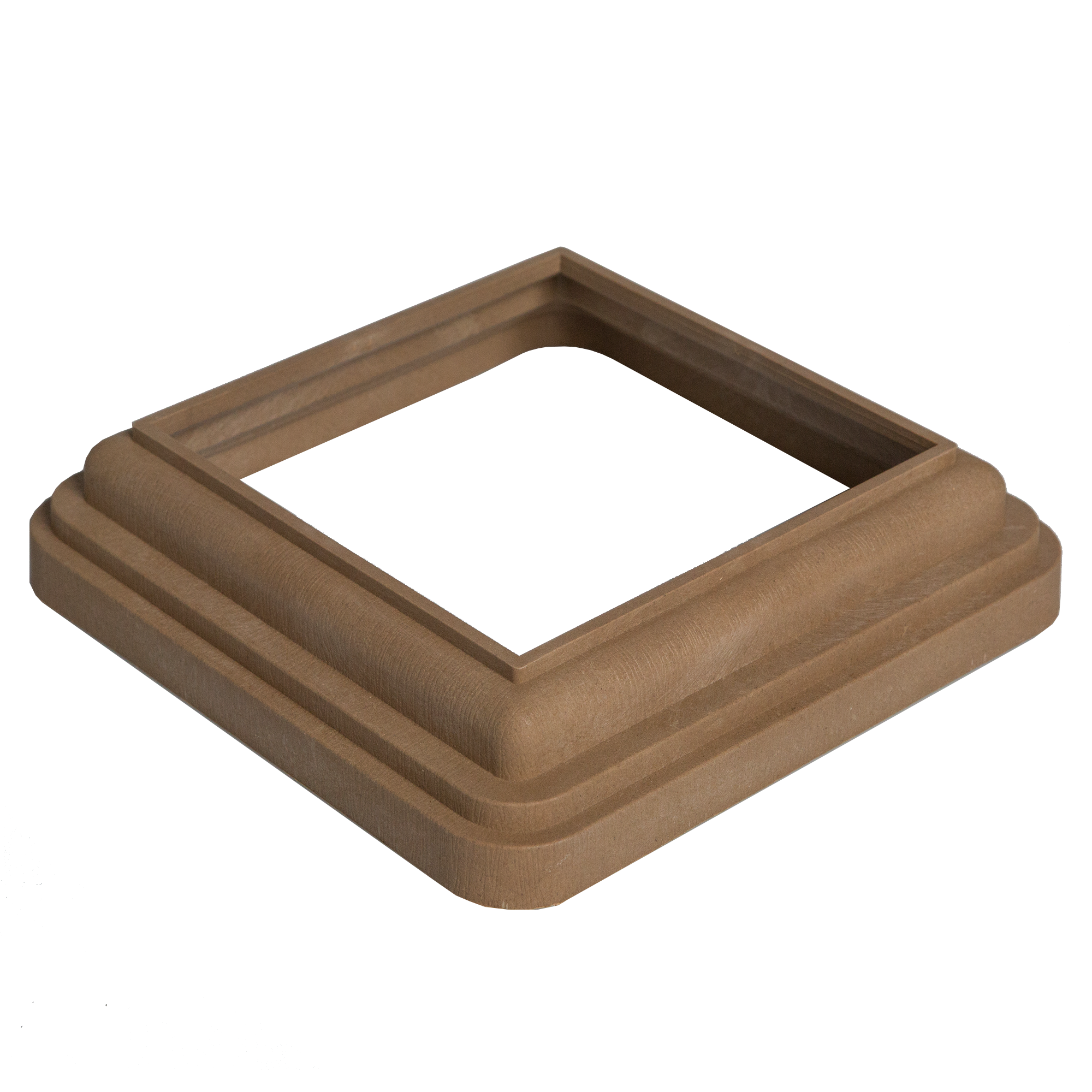 Нижний кант столба CM Railing (для столба D 120) teak (тик) — Grandline