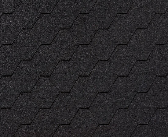 RoofShield черепица Фемили Эко Лайт Стандарт (3м2) Графитно-черный — Grandline