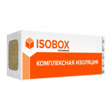 Утеплитель Isobox Экстралайт 800*600*100мм 3.84м2 0.384м3 минвата (базальт) — Утеплитель