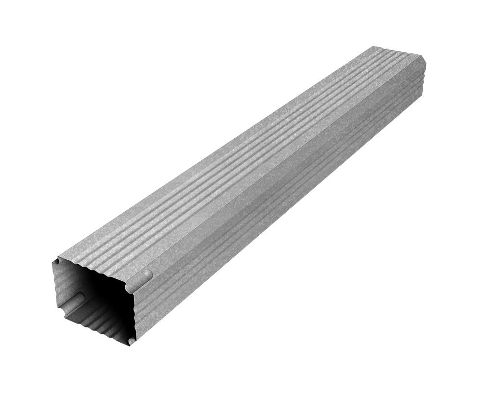 Труба гофрированная Vortex Lite 76х102х1000мм Zn — Grandline