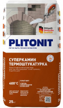 Штукатурка цементная Plitonit СуперКамин белая 25 кг — Цементная
