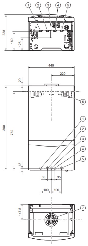 Газовый настенный котел Vaillant turboTEC plus VU 242/5-5 (H-RU/VE), 24 кВт — Газовые котлы