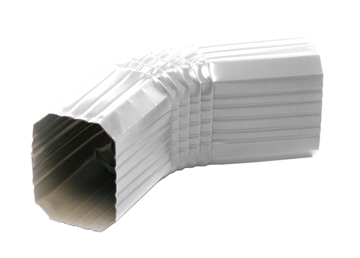 Колено прямоугольное Vortex RAL 9003 — Grandline