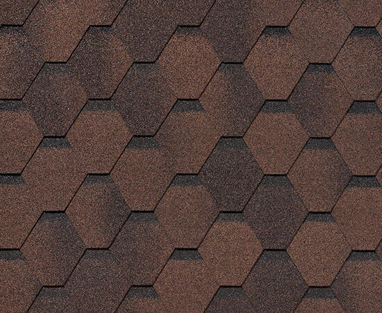 RoofShield черепица Фемили Эко Лайт Стандарт (3м2) Коричневый с оттенением — Grandline