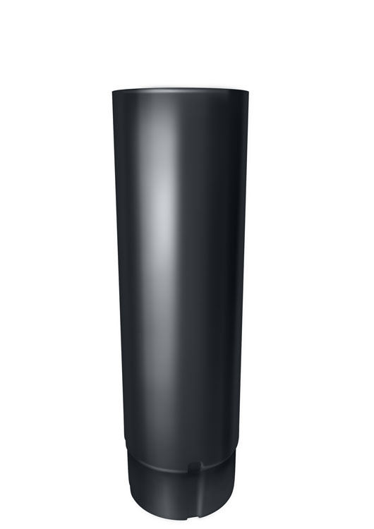 Труба круглая Optima 100мм 3м RAL 7024 — Grandline