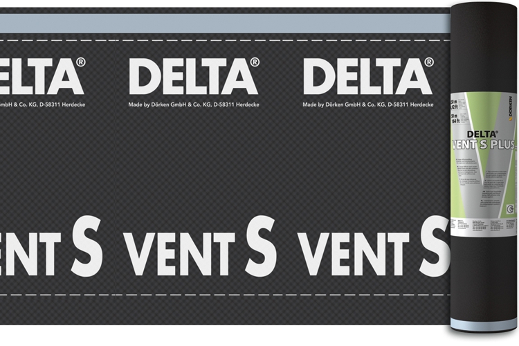 Delta-Vent S Plus диффузионная пленка с двумя зонами проклейки — Grandline