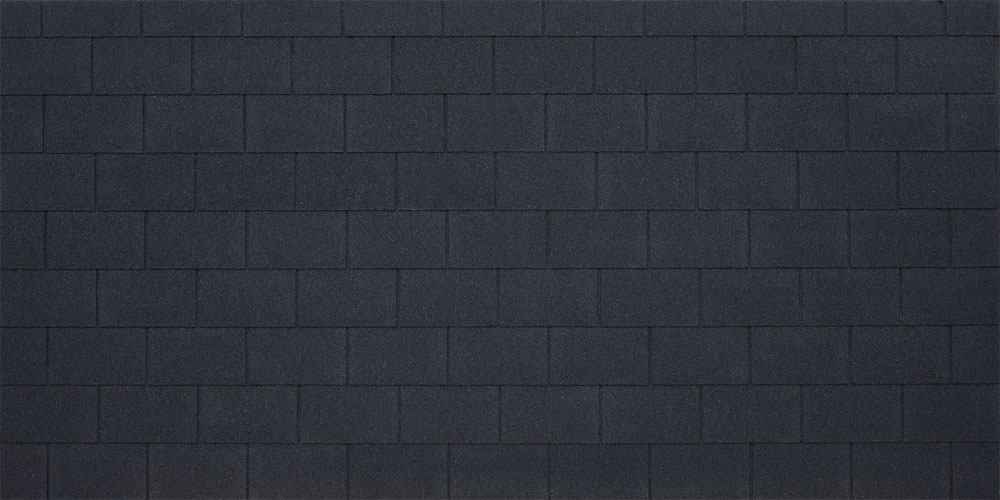 Битумная черепица TEGOLA CAPRI Nero 262 (Черный) — Grandline