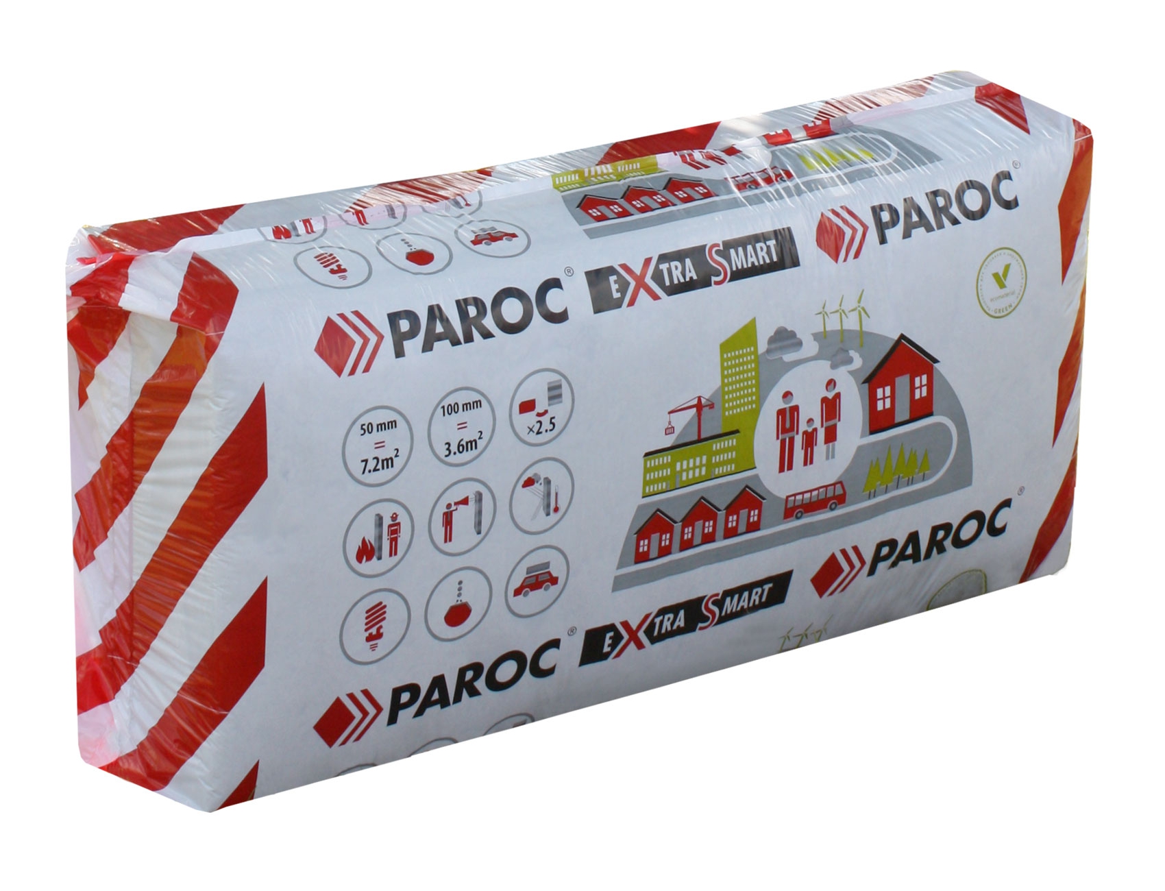 Утеплитель PAROC eXtra Smart 1200х600х100 (0,36м3) — Grandline