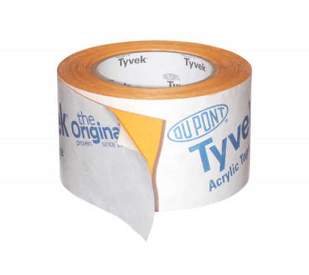 Скотч Tyvek Acrylic Tape для герметизации перехлестов (75ммх25м) — Grandline