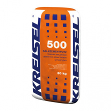 Штукатурка цементная Kreisel 500 KALKZEMENT-MASCHINENPUTZ (мелкий песок) серый 30кг — Цементная