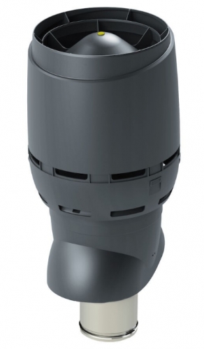 Вентиляционный выход FLOW XL-160/ИЗ/700 серый — Grandline