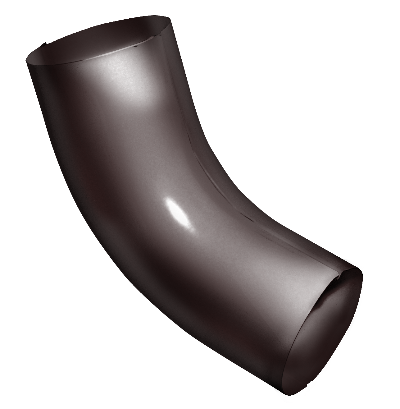Колено 60 град Optima 100мм RAL 8017 — Grandline