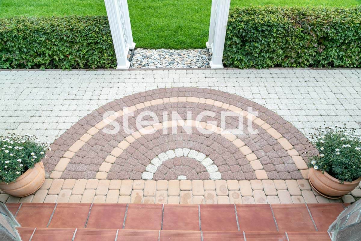 Брусчатка Steingot Серия "КЛАССИКА КРУГОВАЯ" Grafito Scuro, 60 мм (115х86х60) — Steingot