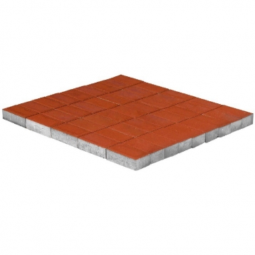 Брусчатка Steingot Серия "ПРАКТИК 60" Зигзаг, темно-красный(225х112х60) — Steingot