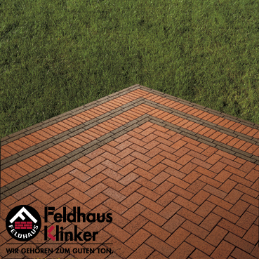 Тротуарный клинкер Feldhaus Klinker gala plano P402KDF 200x100x52 — Клинкерная