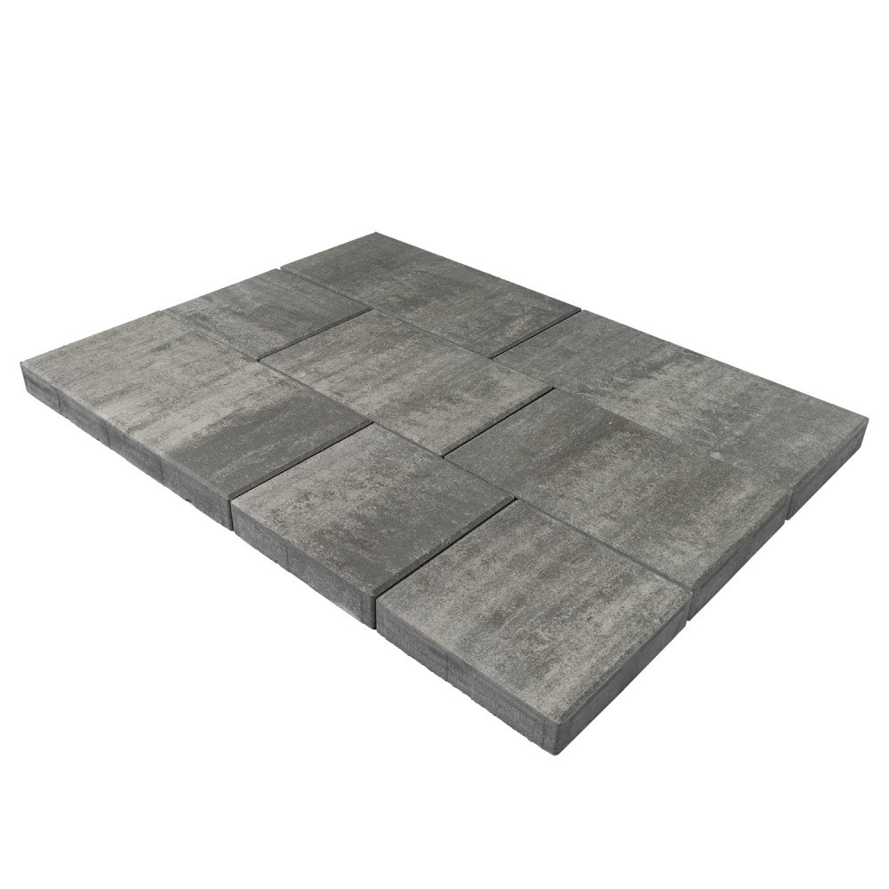 Плитка тротуарная Триада ColorMix Туман h60 300х300 450х300 600х300 — Grandline
