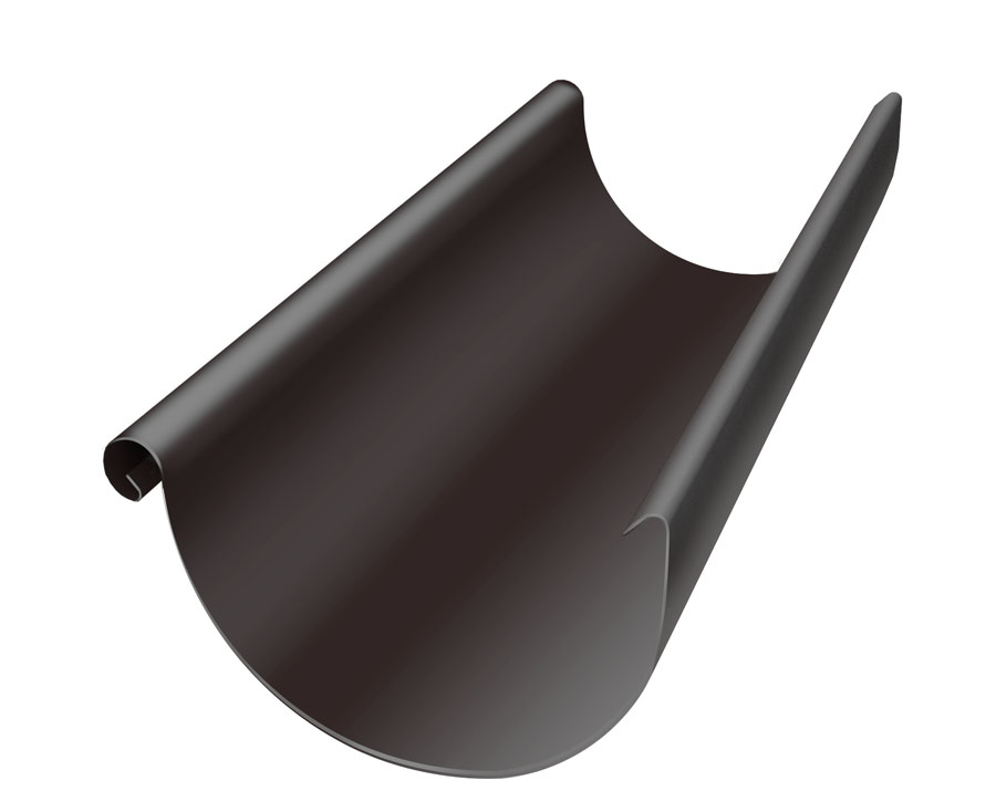 Желоб полукруглый Optima Matt 125мм 3м RR 32 — Grandline