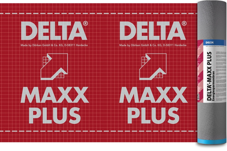 Мембрана антиконденсатная Delta-Maxx Plus с двумя зонами проклейки (75м2) — Grandline