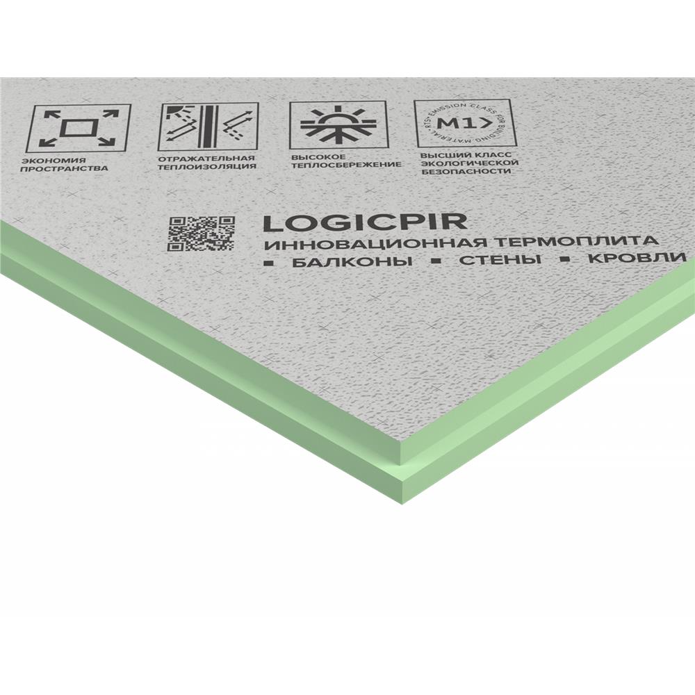 LOGICPIR Ф/Ф L-1190х590х40 (6 плит, 4,2126 кв.м.) — Технониколь