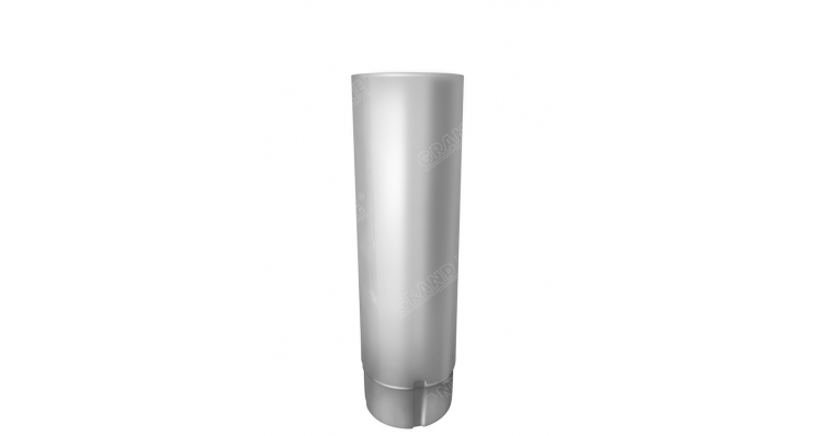 Труба круглая Optima 90мм 3м RAL 9003 — Grandline