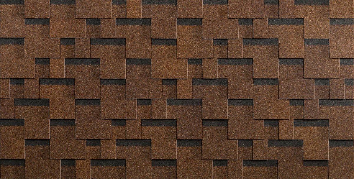 ТЕХНОНИКОЛЬ Гибкая черепица, Болеро, Терракота new — Grandline