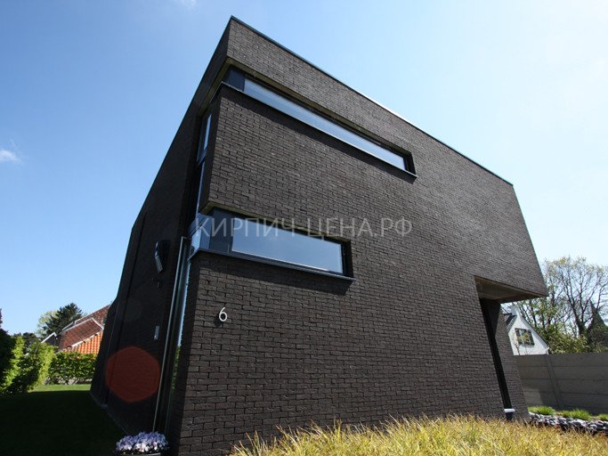 Кирпич ручной формовки Vandersanden 1. Mangan Schwarz/ Zwart, DF — Кирпич