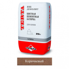 Затирка цементная Terta Деколит коричневый 2256 25кг — Затирка для швов плитки