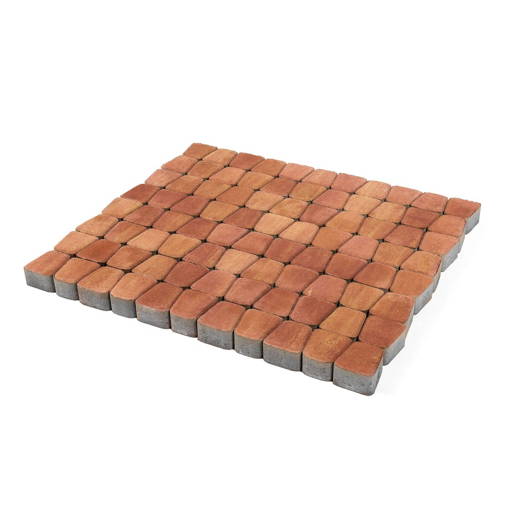 Плитка тротуарная Классико круговая Color Mix Рассвет h60 73х110х115 — Grandline