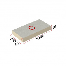 LOGICPIR Slope-3,4% (C) СХМ/СХМ 1200х600х80 (упак, 7 плит, 5,0400 кв.м) — Технониколь