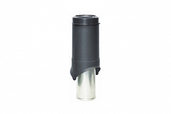Выход вентиляции Krovent Pipe-VT 150/700 is черный — Grandline