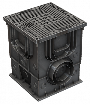 Колодец коммуникационный Master Aquastok 350х350х420 с крышкой (4355) — Grandline
