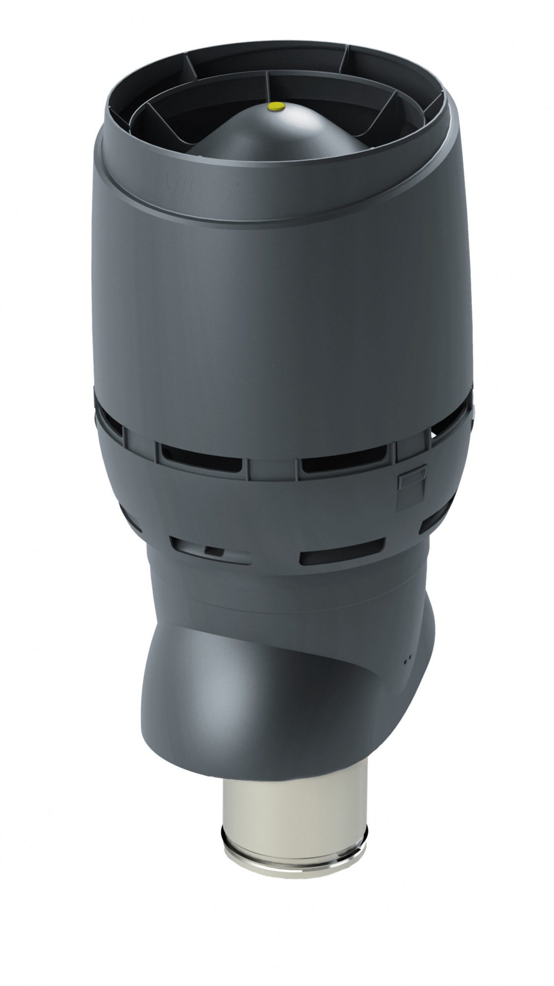 Вентиляционный выход FLOW XL-160/ИЗ/500 серый — Grandline