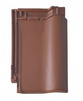 Рядовая черепица Braas Рубин 9V медный — Grandline