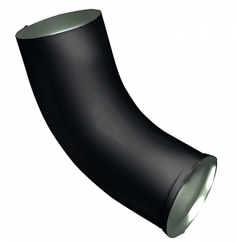 Колено стока Optima Matt 90мм RAL 9005 — Grandline