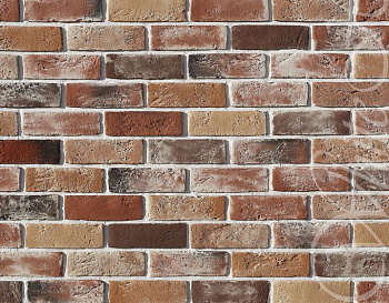 Рядовая плитка White Hills Кельн брик 323-90 с расшивкой 1,2 см — Grandline