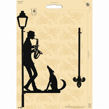Указатель ветра большой Duck & Dog 203 Саксофонист — Grandline