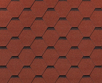 RoofShield черепица Классик Стандарт (3м2) Кирпично-красный с оттенением — Grandline