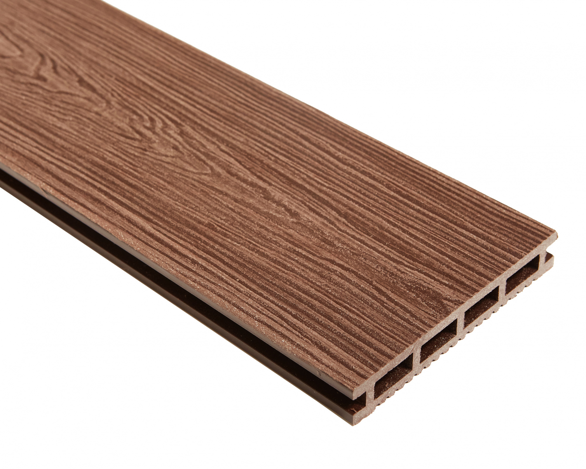 Террасная доска Qiji Premium 3000x140x22 мм шоколад — Grandline