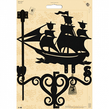 Флюгер Люкс Duck & Dog Л04 Корабль — Grandline