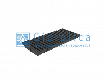 Решетка водоприемная Gidrolica Pro РВ-20.23,8.50 - щелевая пластиковая, кл. С250(525) — Grandline