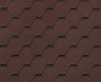 RoofShield черепица Фемили Лайт Стандарт (3м2) Коричневый с оттенением — Grandline