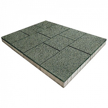 Плитка тротуарная SteinRus Инсбрук Ланс высота 60мм гладкий Nature Stone виридиан — Grandline